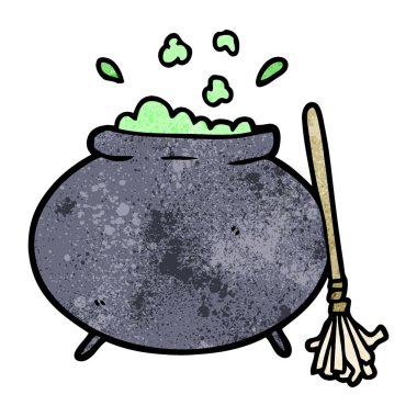 vektör çizim karikatür kazan