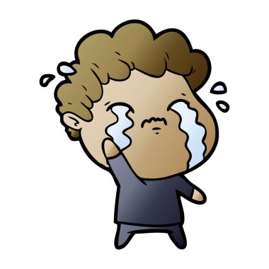 vektör çizim karikatür adam