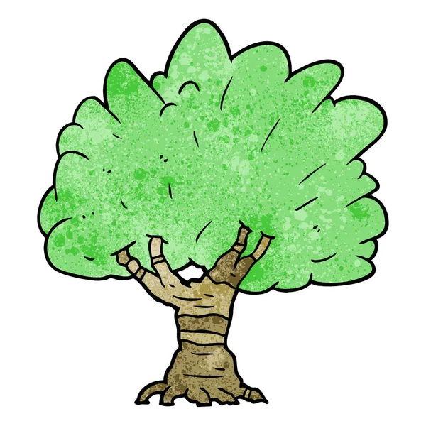 Ilustración Vectorial Árbol Dibujos Animados — Vector de stock