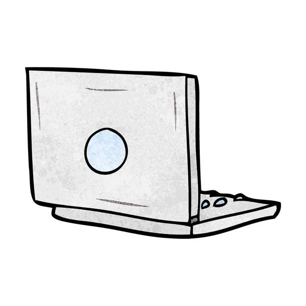 Vectorillustratie Van Cartoon Laptopcomputer — Stockvector