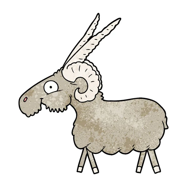 Vektorová Ilustrace Kreslené Kozy — Stockový vektor
