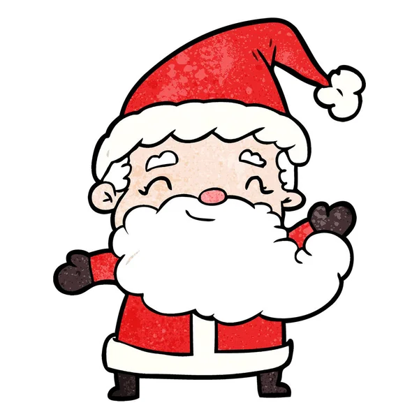 Illustration Vectorielle Dessin Animé Père Noël — Image vectorielle