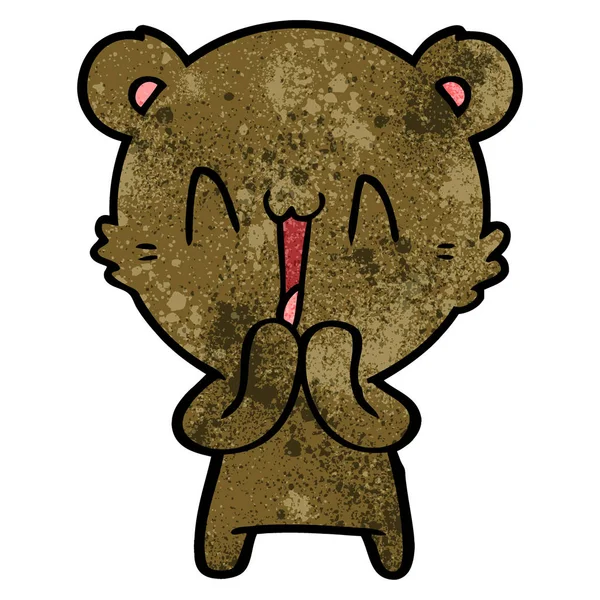 Εικονογράφηση Φορέα Της Αρκούδας Κινουμένων Σχεδίων — Διανυσματικό Αρχείο