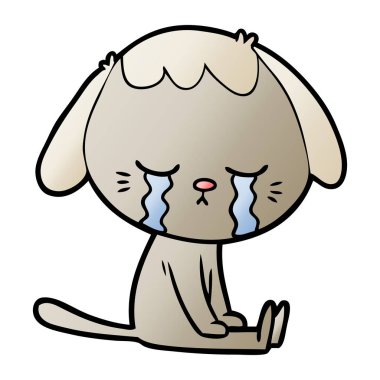 Çizgi film köpeğinin vektör çizimi