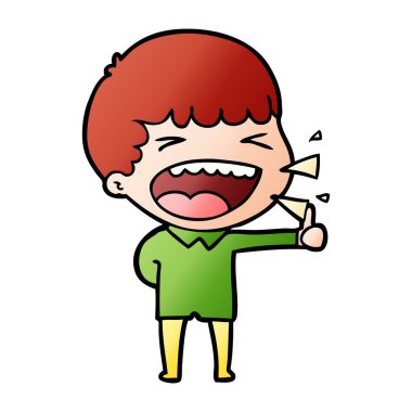 vektör çizim karikatür adam