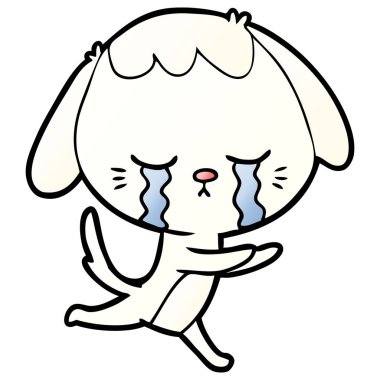 Çizgi film köpeğinin vektör çizimi