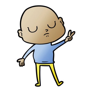 vektör çizim karikatür adam