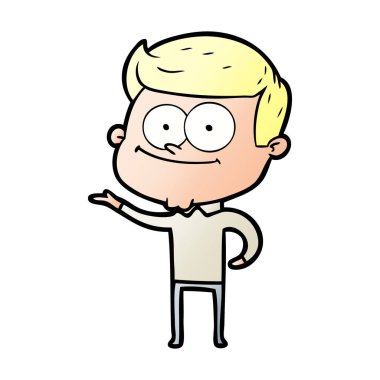 vektör çizim karikatür adam