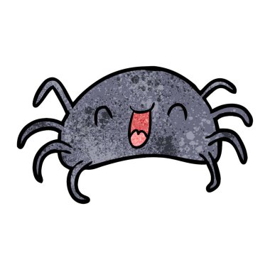 vektör çizim karikatür örümcek