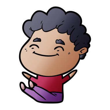 vektör çizim karikatür adam