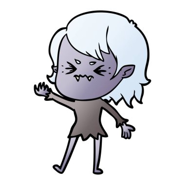 rahatsız çizgi film vampir kız