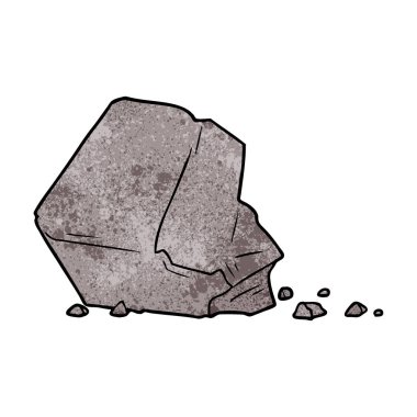 vektör çizim karikatür kaya