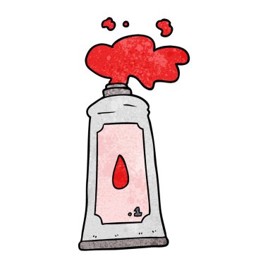 çizgi film tüp boya