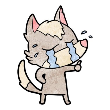 Çizgi film kurdunun vektör çizimi