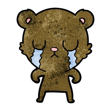 Çizgi film ayısının vektör çizimi