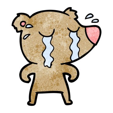 Çizgi film ayısının vektör çizimi