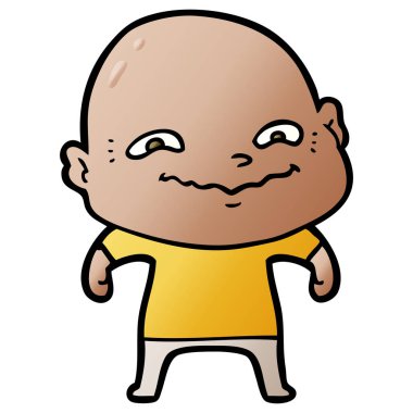 vektör çizim karikatür adam