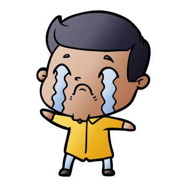 vektör çizim karikatür adam