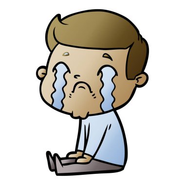 vektör çizim karikatür adam