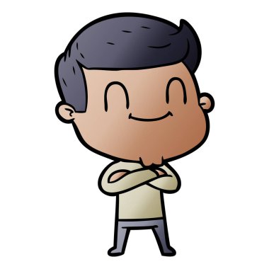 vektör çizim karikatür adam