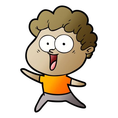 vektör çizim karikatür adam