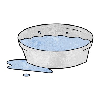 çizgi film köpek su kabı