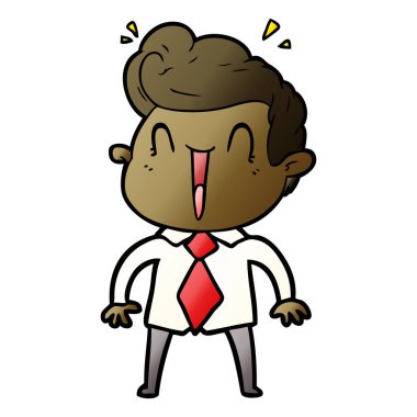 vektör çizim karikatür adam