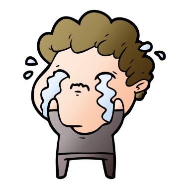 vektör çizim karikatür adam