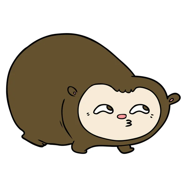 Vektor Illustration Von Cartoon Wombat — Stockvektor