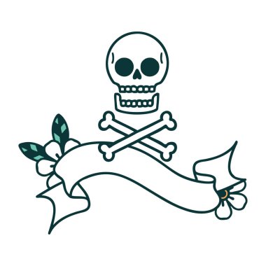 Çapraz kemikli geleneksel dövme