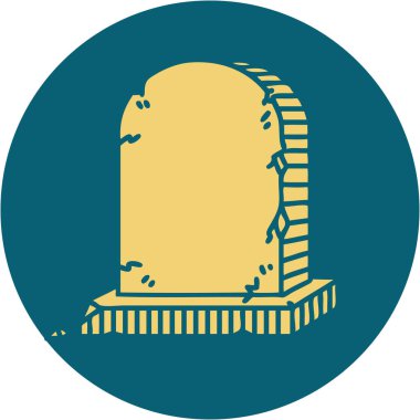 Mezar taşının ikonik dövme şekli