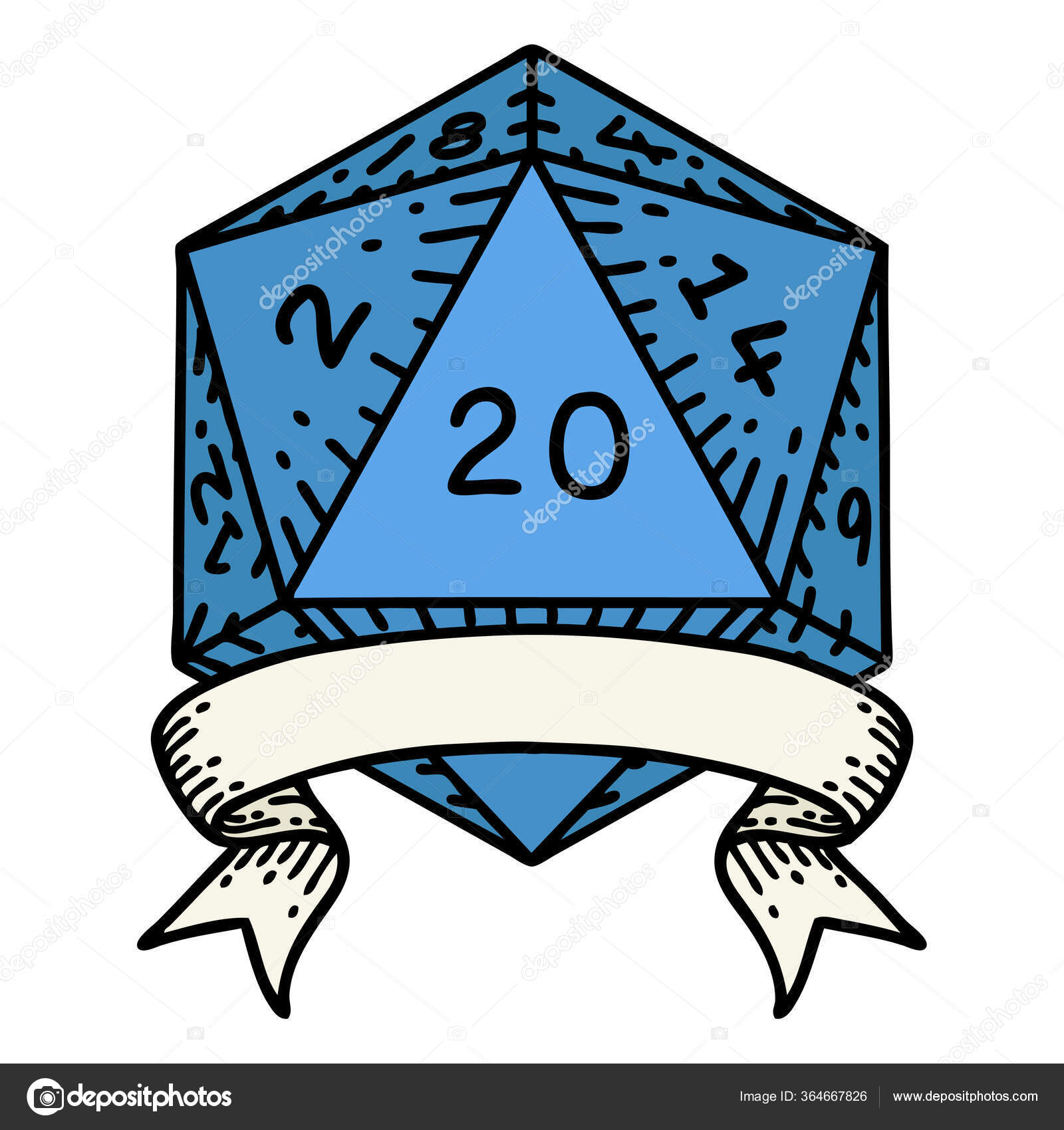 20 Sided Dice Clipart Images