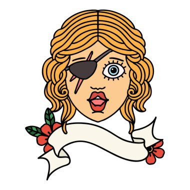 Retro Dövme Tarzı Düzenbaz karakter yüzü