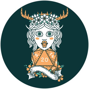 20 zarlı Elf Druid karakteri simgesi