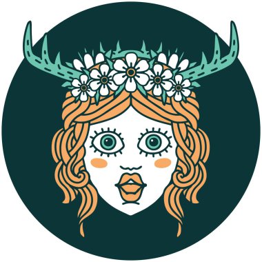 İnsan Druid karakterinin simgesi