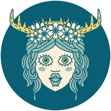 İnsan Druid karakterinin simgesi