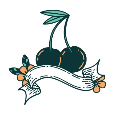 Kiraz sancağıyla geleneksel dövme