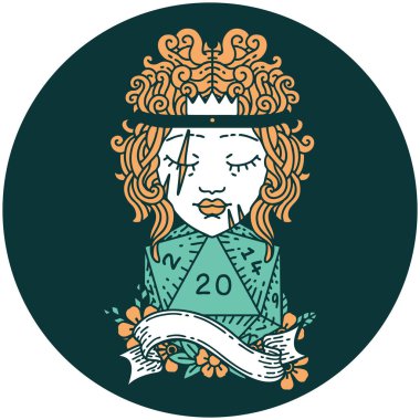 20 zarlı barbar insan simgesi.