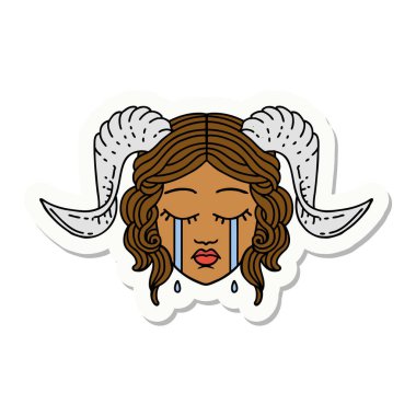 Ağlayan kravat iğnesinin çıkartması.