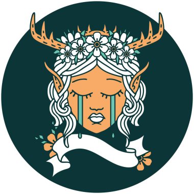 Üzgün Elf Druid karakterinin simgesi