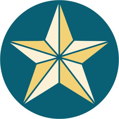 Bir yıldızın ikonik dövme şekli