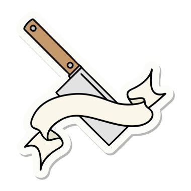 Dövme stili etiketi et satırı pankartıyla