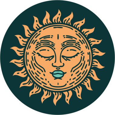 Güneşin ikonik dövme şekli