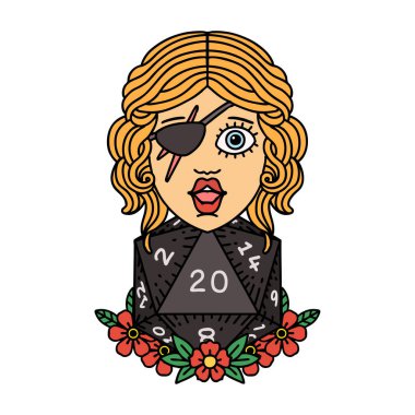 Retro Dövme Tarzı 20 zarlı düzenbaz insan