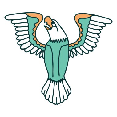 Amerikan kartalının ikonik dövme görüntüsü