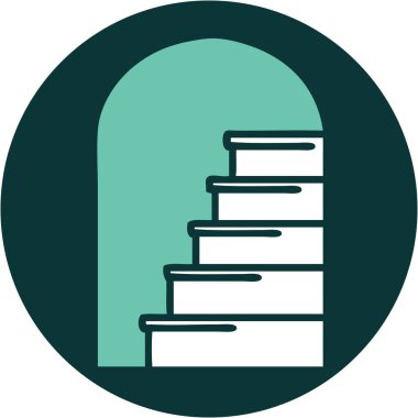 Basamaklara açılan kapının ikonik dövme görüntüsü