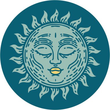 Güneşin ikonik dövme şekli