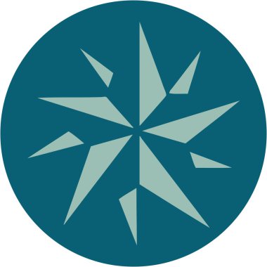 Bir yıldızın ikonik dövme şekli