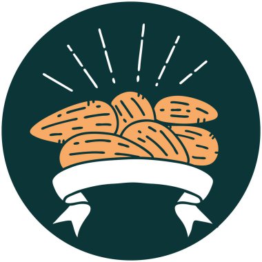 Dövme stili bademlerin simgesi