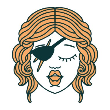 Retro Dövme Tarzı Düzenbaz İnsan Karakteri